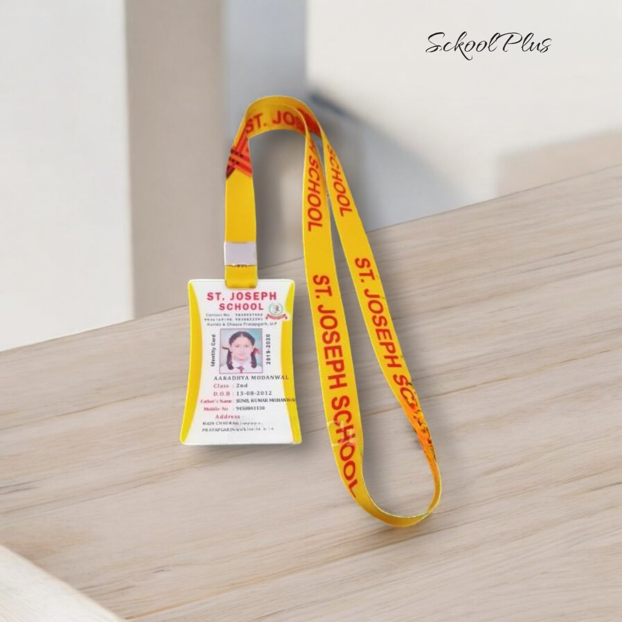 Acrylic Icard with Digital Lanyard